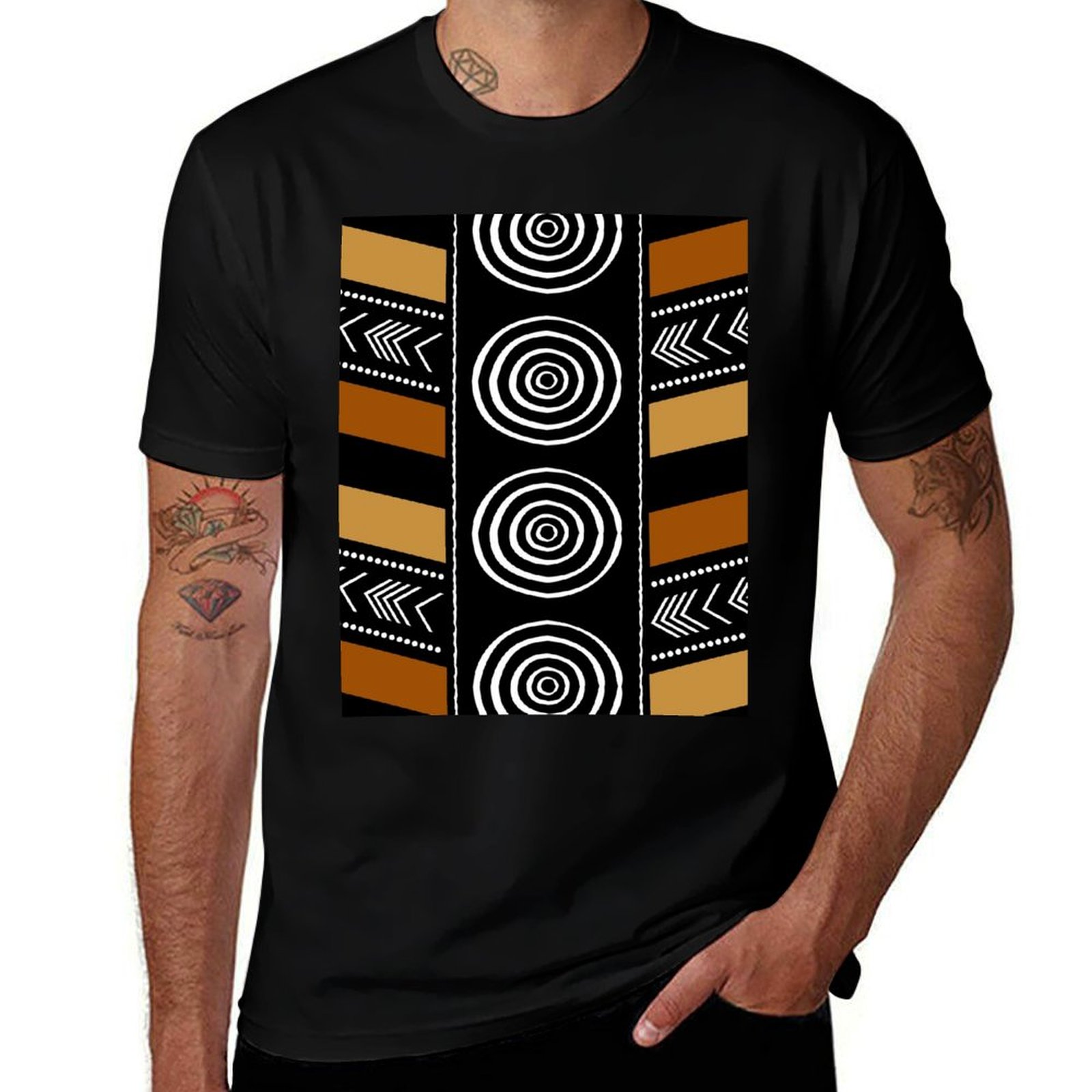 African Mud Cloth Artistry Art - Mudcloth Print Top ulasan dan harga