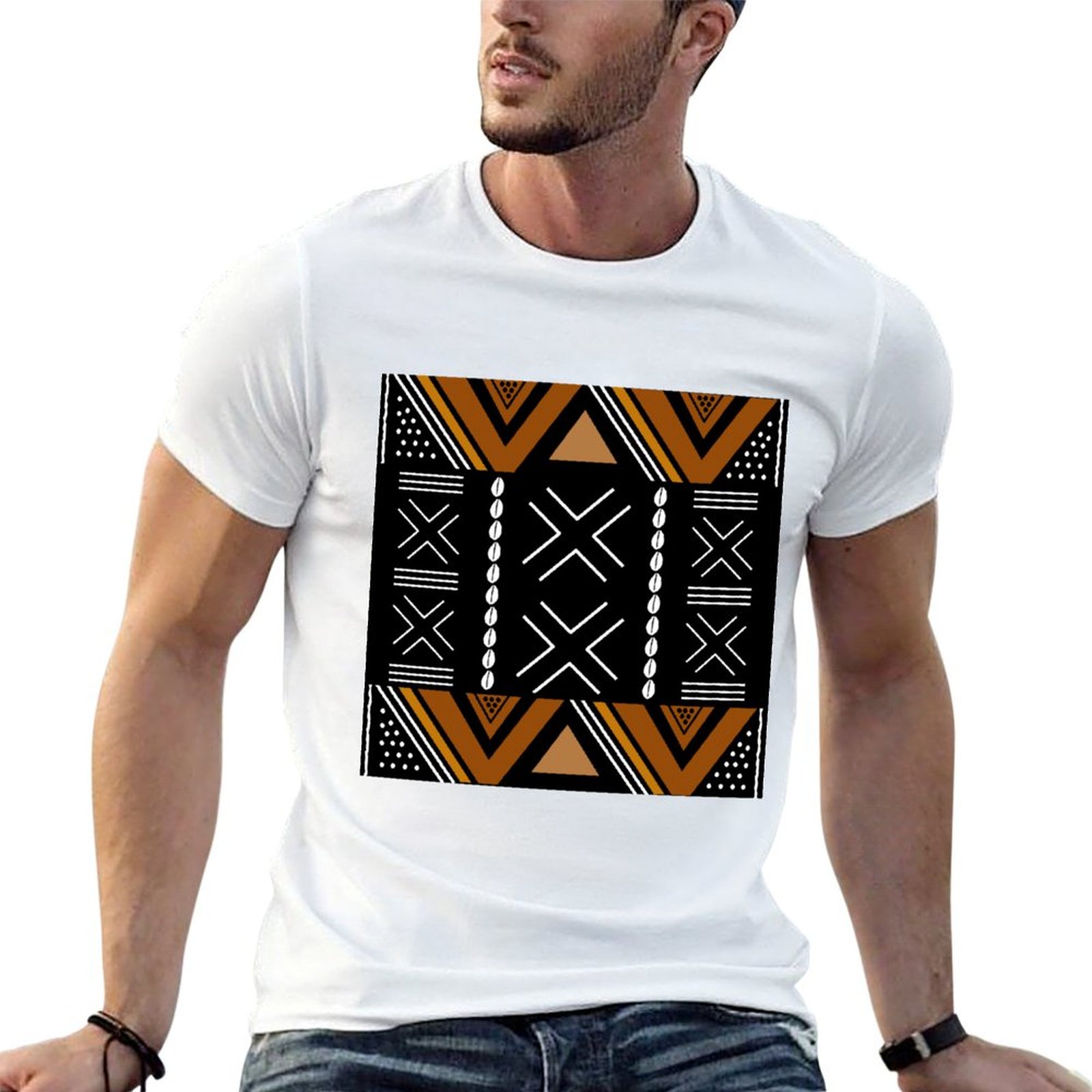 African Mud Cloth Bogolan Desi - Mudcloth Print Top ulasan dan harga