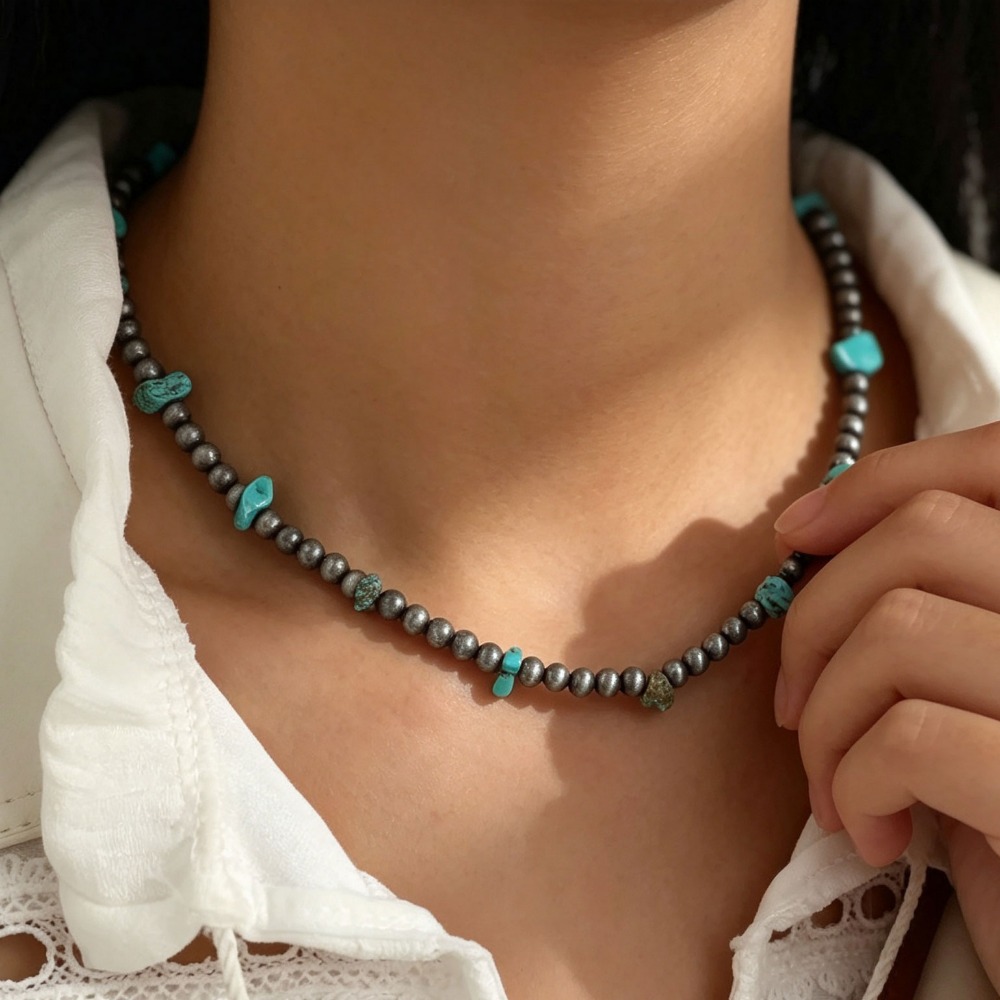 Men Bohemian Ethnic Beaded Nec - Ethnic Wear Men'S Fashion ulasan dan harga