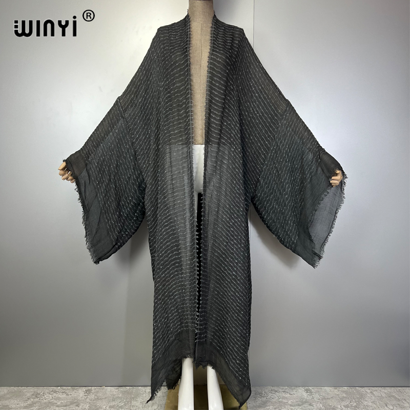 WINYI Geometric print kimono k - Kaftan Women Boho ulasan dan harga