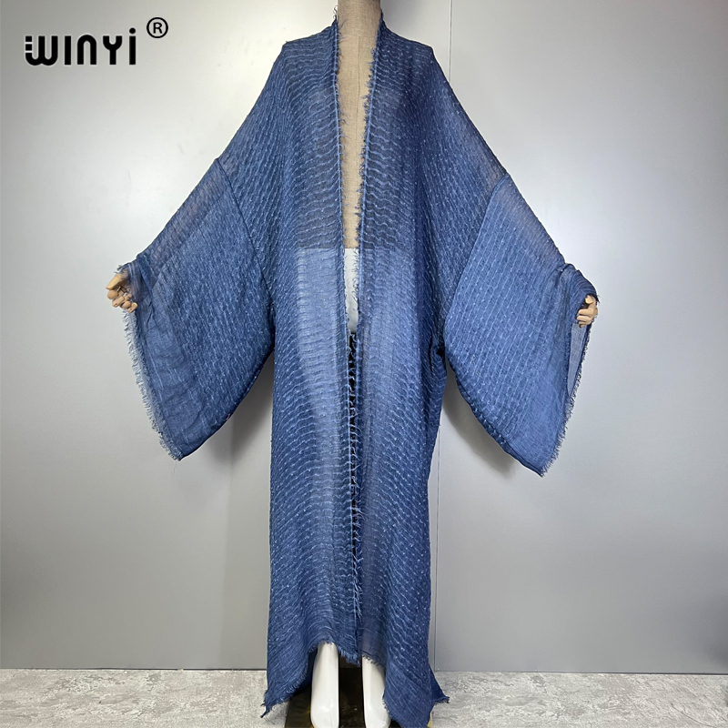WINYI Geometric print kimono k - Kaftan Women Boho ulasan dan harga