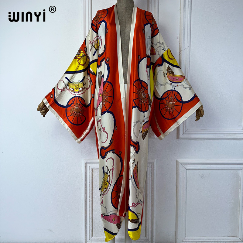 WINYI boho print Kimono Summer - Kaftan Women Boho ulasan dan harga