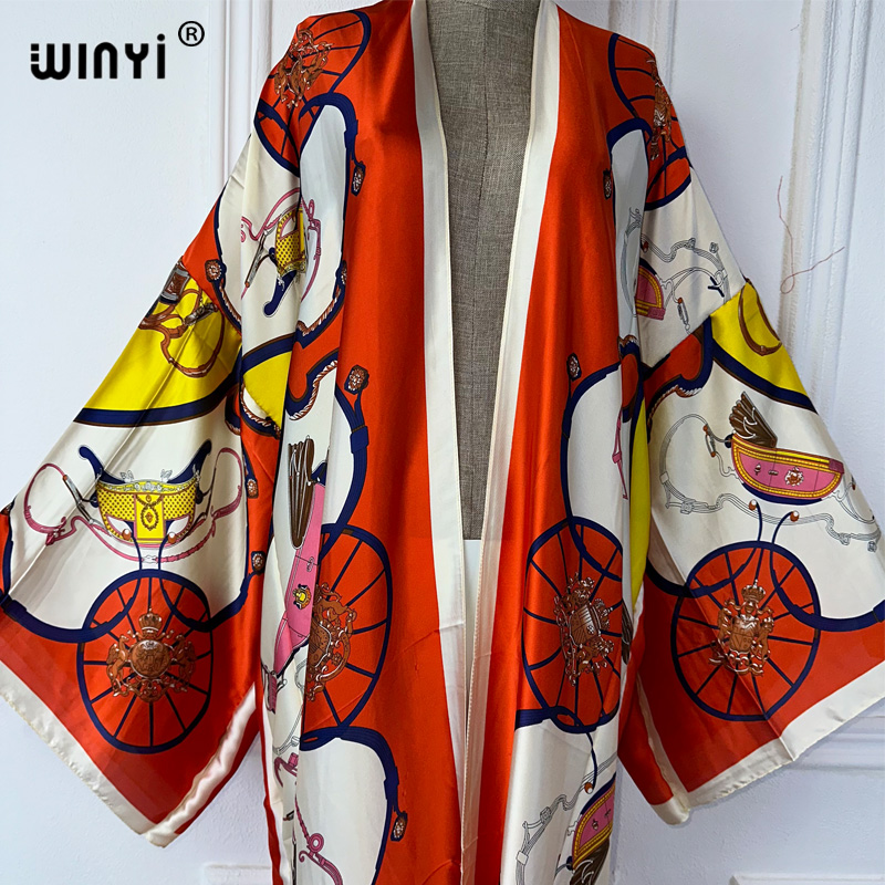 WINYI boho print Kimono Summer - Kaftan Women Boho ulasan dan harga
