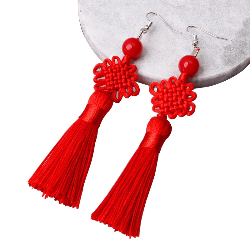Colorful Thread Braided Chines - Y2K Ethnic Fashion ulasan dan harga