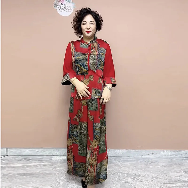 2025 New Wide Leg Trouser Set  - Ethnic Fashion Wear ulasan dan harga