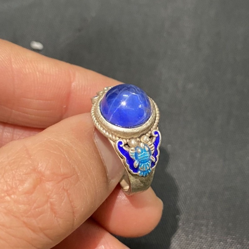 Ethnic Cloisonne Open Ring, Ex - Ethnic Wear Men'S Fashion ulasan dan harga