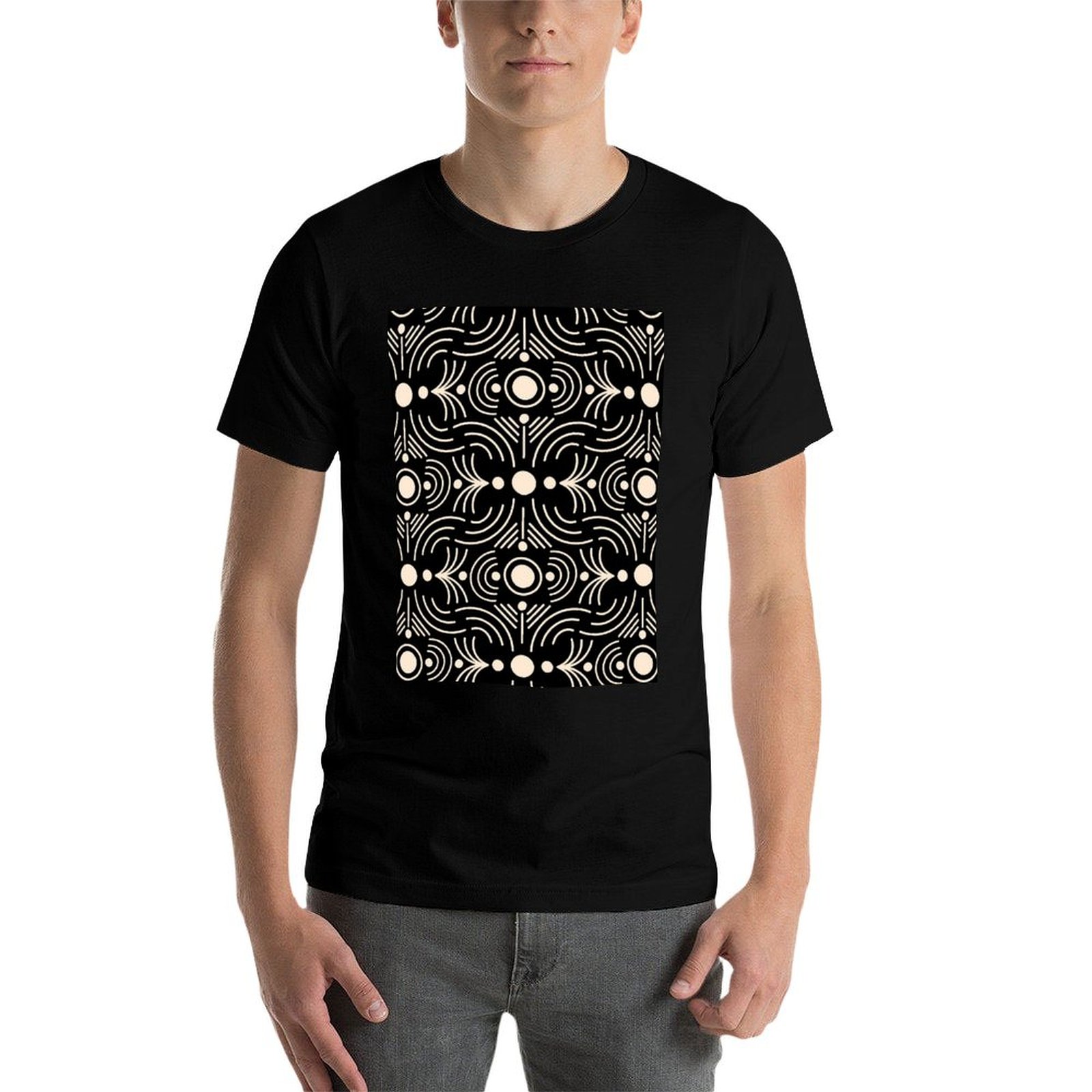 Boho Mud Cloth - Geometric Abs - Mudcloth Print Top ulasan dan harga