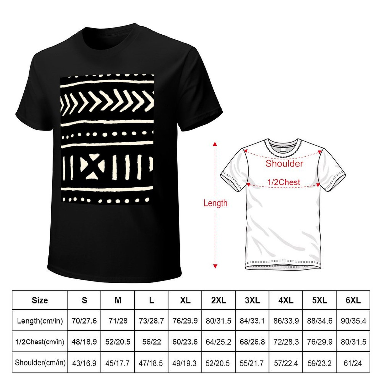 african mud cloth black and wh - Mudcloth Print Top ulasan dan harga
