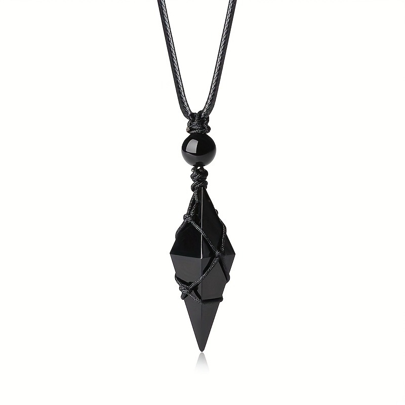 Black Obsidian Arrowhead Cryst - Ethnic Wear Men'S Fashion ulasan dan harga