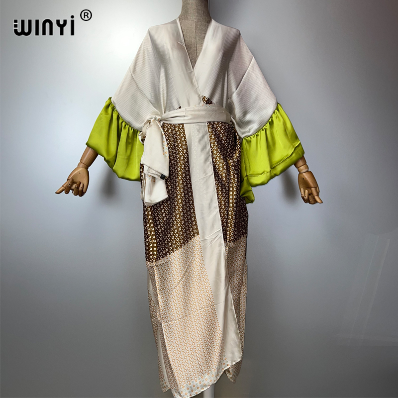 WINYI Summer Kimono party dres - Kaftan Women Boho ulasan dan harga