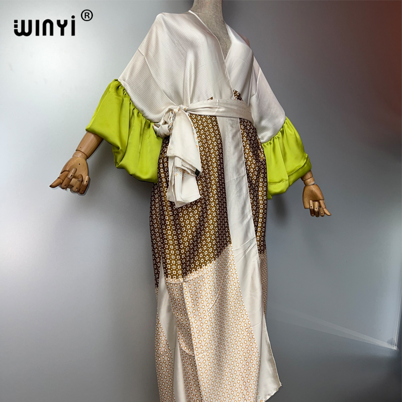 WINYI Summer Kimono party dres - Kaftan Women Boho ulasan dan harga