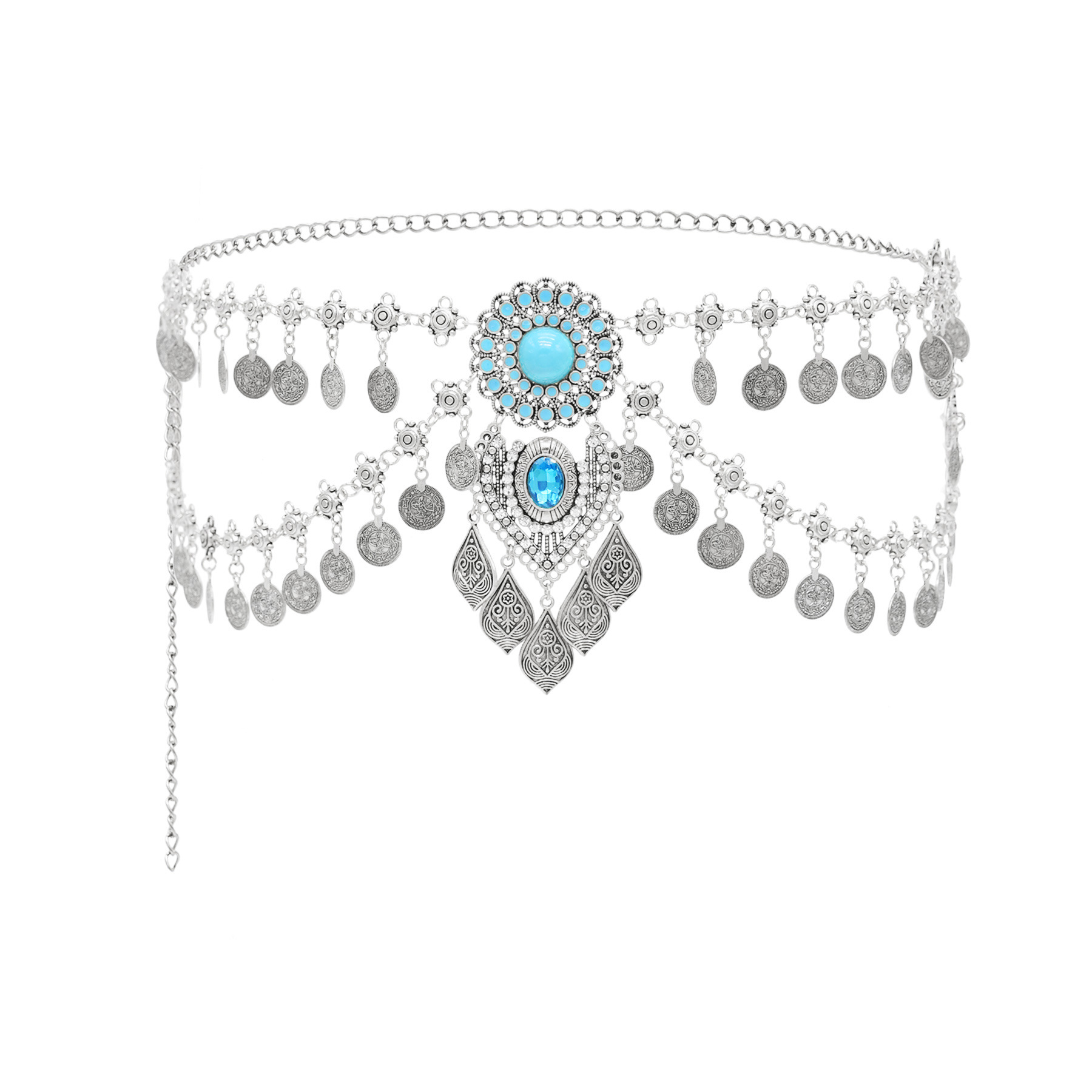 New Bohemian Coin Tassels Faux - Ethnic Fashion Wear ulasan dan harga