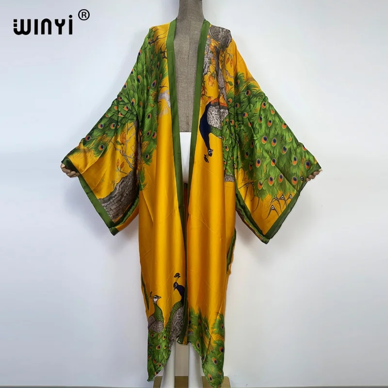 WINYI 2022 Summer Women Cardig - Kaftan Women Boho ulasan dan harga