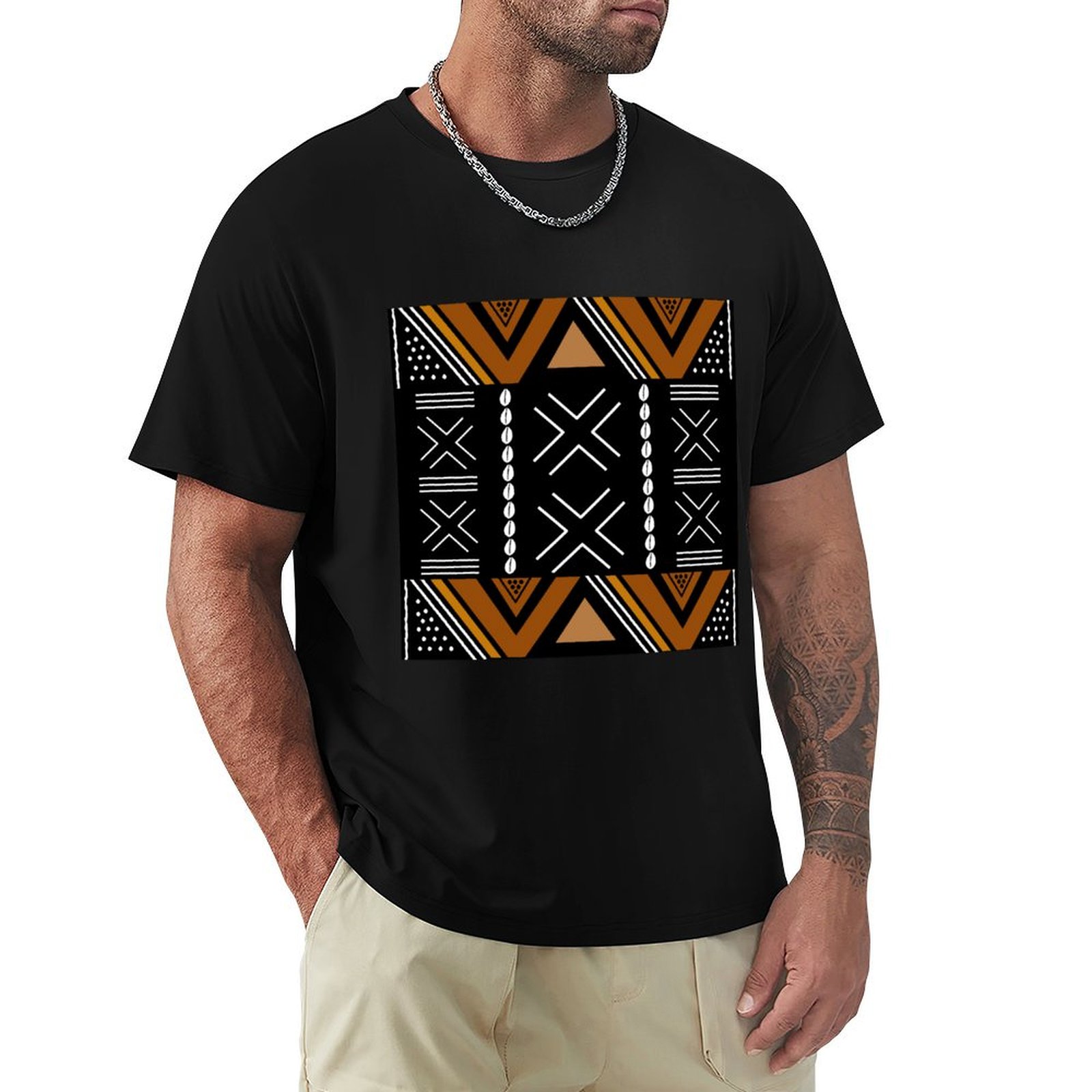 African Mud Cloth Bogolan Desi - Mudcloth Print Top ulasan dan harga