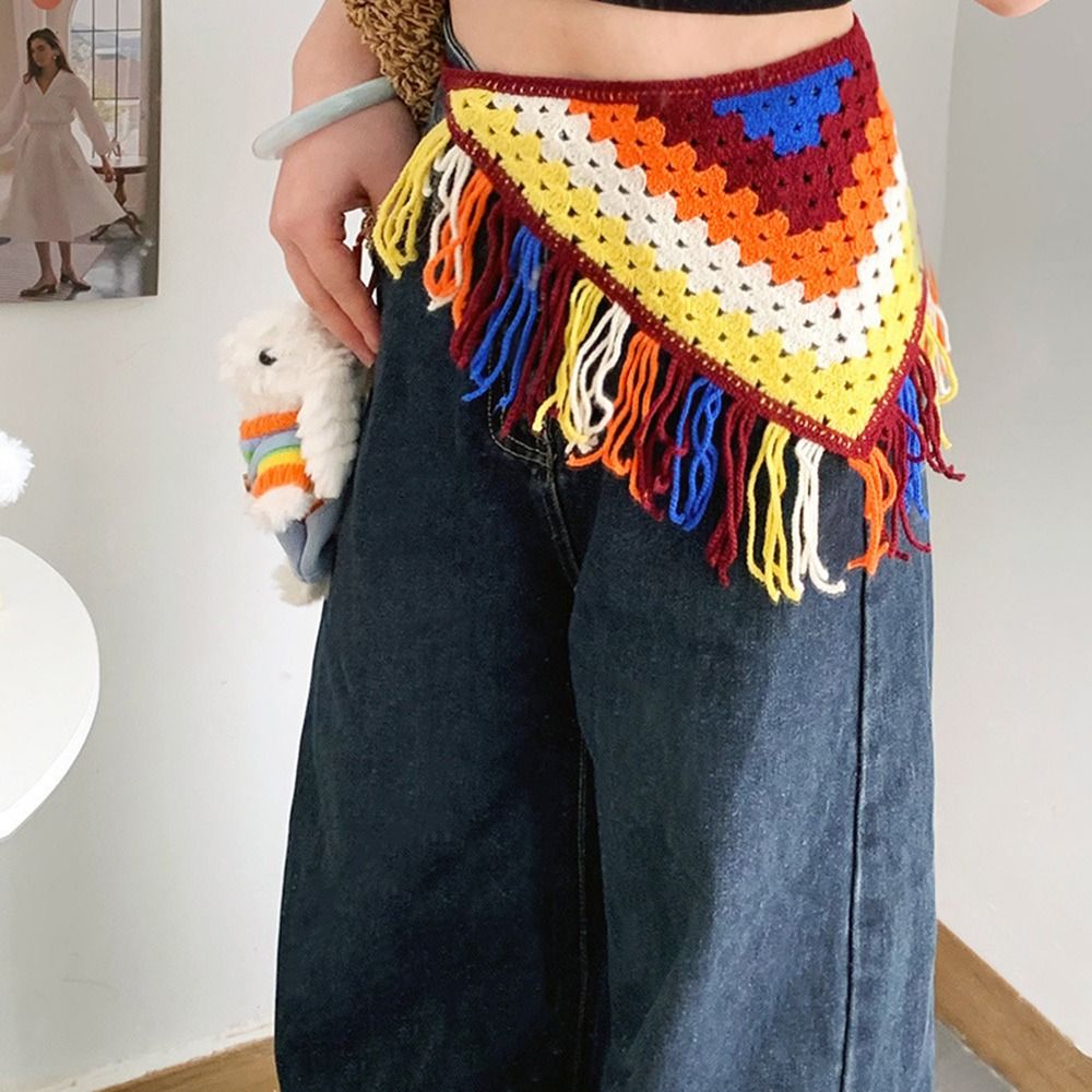 Fashion Tassels Fringe Waist B - Y2K Ethnic Fashion ulasan dan harga