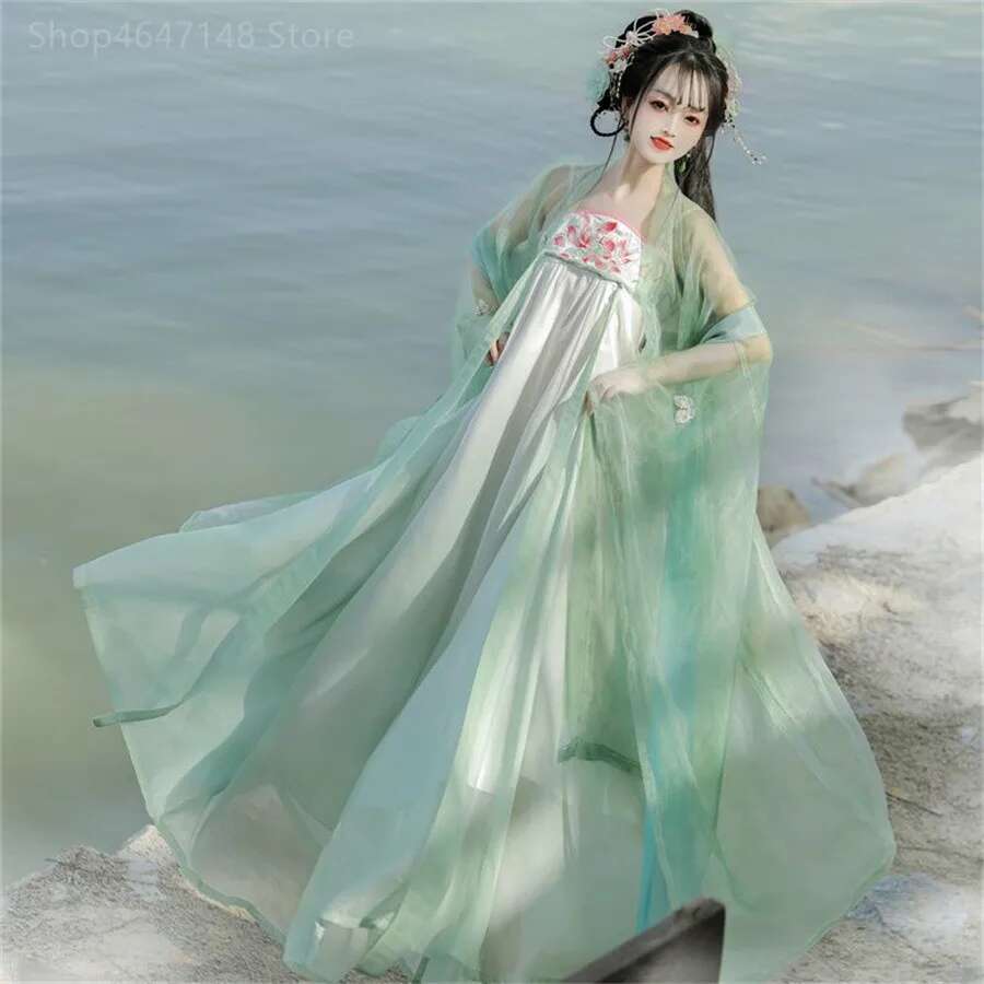 Hanfu Chinese Traditional Dres - Ethnic Dress Fashion Show ulasan dan harga
