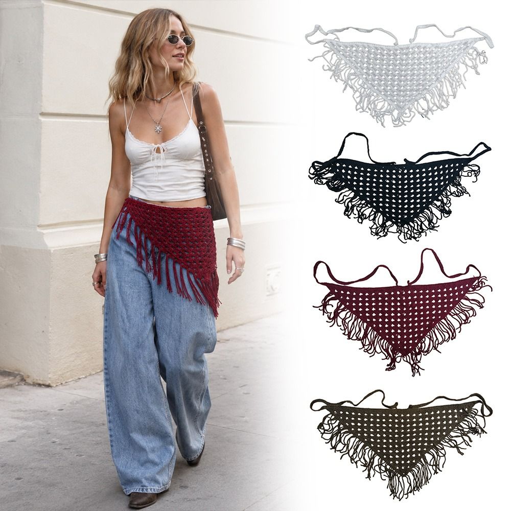 Fashion Tassels Fringe Waist B - Y2K Ethnic Fashion ulasan dan harga
