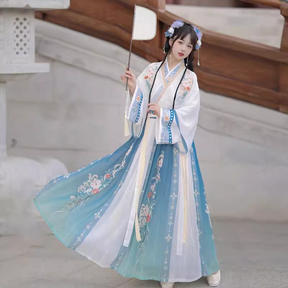 Hanfu Chinese Traditional Dres - Ethnic Fashion Wear ulasan dan harga